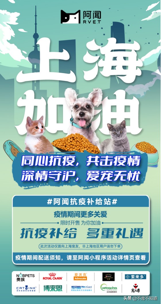阿闻抗疫补给站为上海地区宠物生活开辟了“生命通道”